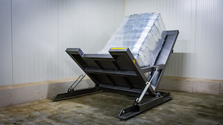 Testzentrum Kippvorrichtung - Safe Pack Kompetenzzentrum